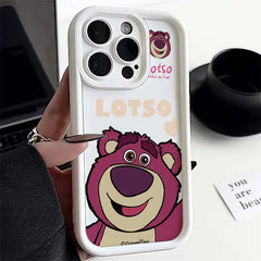Lotso Pink Bear Cartoon iPhone Case