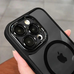 Magnetic Metal Lens Bumper Protectio iPhone Case