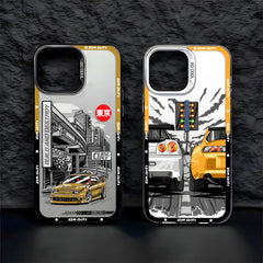 Sports Racing JDM Drift Car Silicone iPhone Case