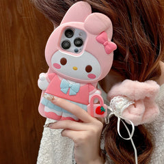 3D Cartoon My Melody Soft Silicone iPhone Case