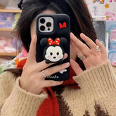 3D Cartoon Mickey Minnie Mouse iPhone Case