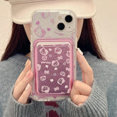 Hello Kitty Magnetic Wallet Holder Magsafe iPhone Case