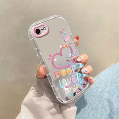Lovely Heart Makeup Mirror iPhone Case