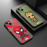 Marvel Cute Spider-Man Groot iPhone Case