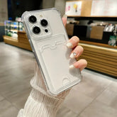 Transparent Card Holder Bag iPhone Case