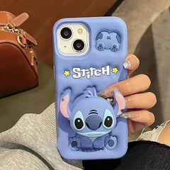 3D Stitch Head iPhone Case
