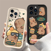 Capybara Soft Silicone iPhone Case