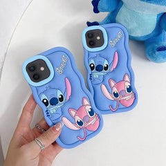 Silicone Wave Stitch Soft Cover iPhone Case