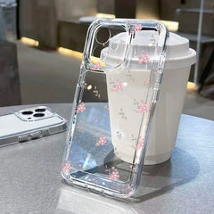 Transparent Flower iPhone Case