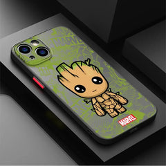 Marvel Cute Spider-Man Groot iPhone Case