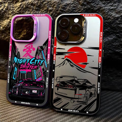 Sports Racing JDM Drift Car Silicone iPhone Case