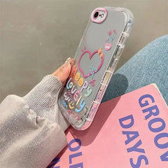Lovely Heart Makeup Mirror iPhone Case