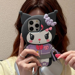 Hello Kitty Kuromi My Melody Soft Silicone iPhone Case