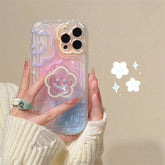 Flower Cover Grip Holder iPhone Case