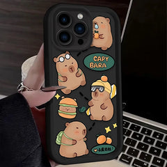 Capybara Soft Silicone iPhone Case