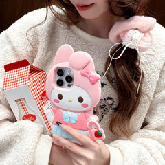 3D Cartoon My Melody Soft Silicone iPhone Case