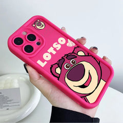 Lotso Pink Bear Cartoon iPhone Case