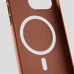 Business PU Leather Magnetic iPhone Case