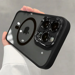 Magnetic Metal Lens Bumper Protectio iPhone Case