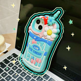 Milkshake Glass Soft iPhone Case
