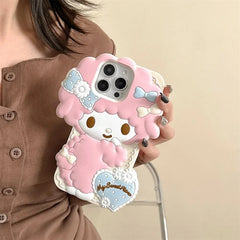 Cute 3D Cartoon My Melody iPhone Case