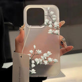 Flower Clear Silicone iPhone Case