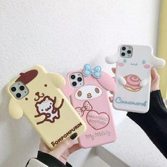 Cute Big Ear Melody Cinnamon Cartoon iPhone Case