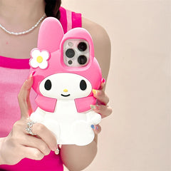 Cute 3D Cartoon My Melody iPhone Case