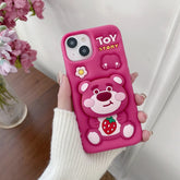 Cartoon Hello Kitty Winnie Bear Stitch Kuromi iPhone Case