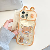 Rilakkuma Sliding Window Protect Camera iPhone Case