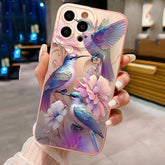 Flower Floral Bird Matte iPhone Case