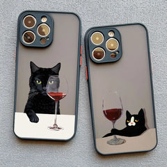 Funny Cat Daily Life iPhone Case