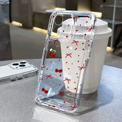 Transparent Flower iPhone Case