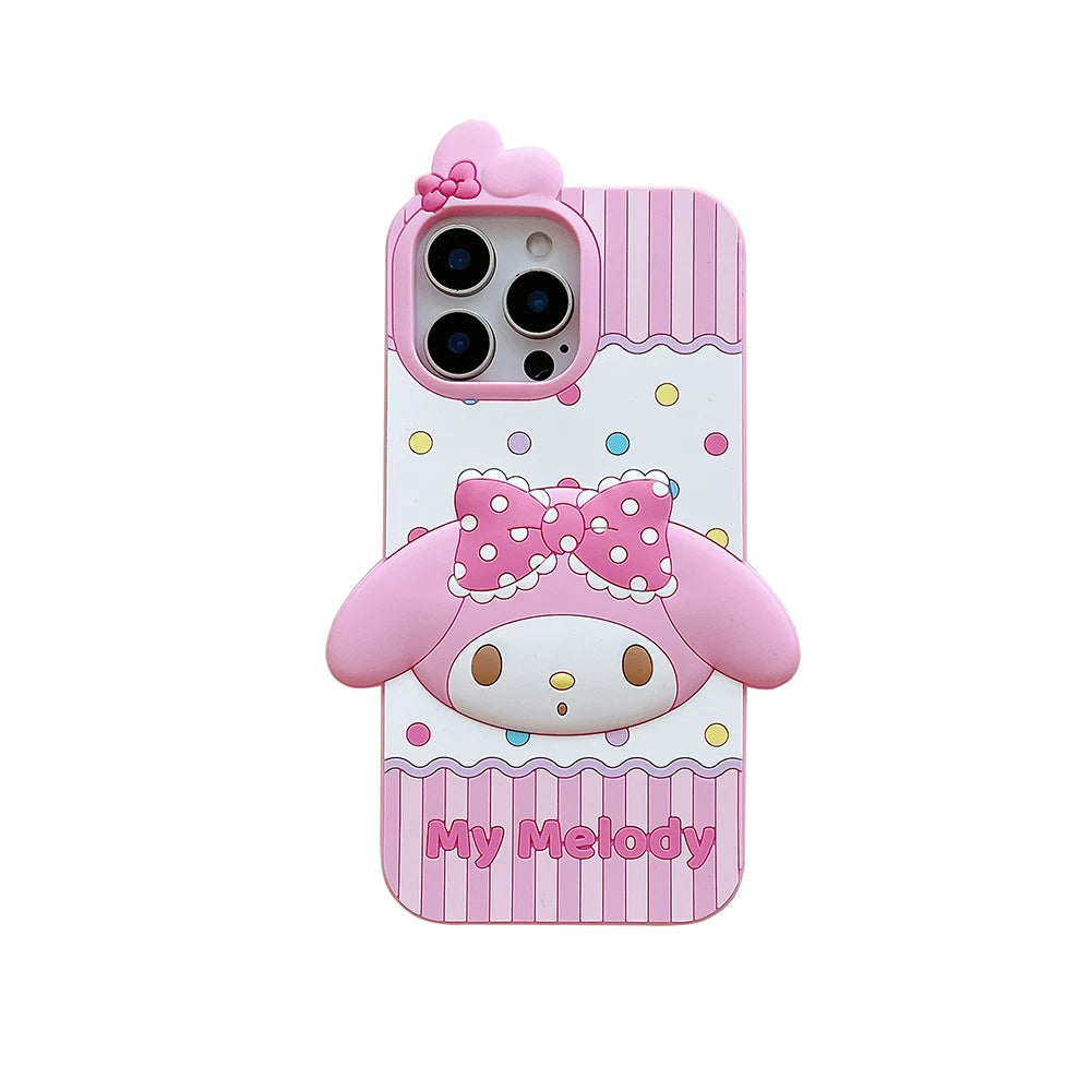 Cartoon Hello Kitty Kuromi My Melody iPhone Case