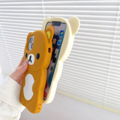 Bear Silicone Soft Cover iPhone Case