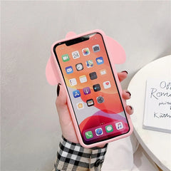 Cute Big Ear Melody Cinnamon Cartoon iPhone Case