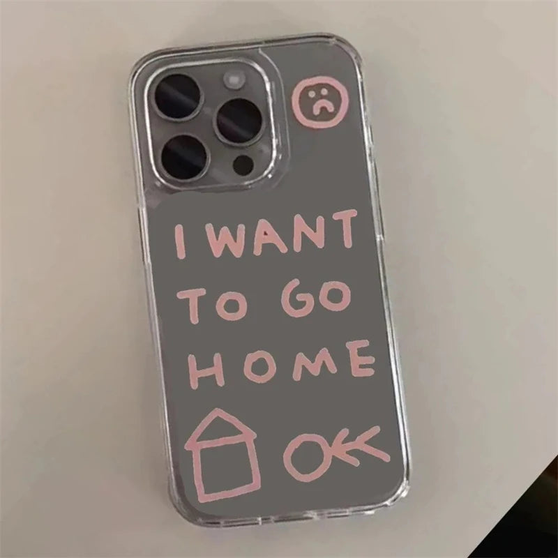 Cute Simple Graffiti iPhone Case