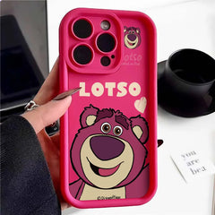 Lotso Pink Bear Cartoon iPhone Case