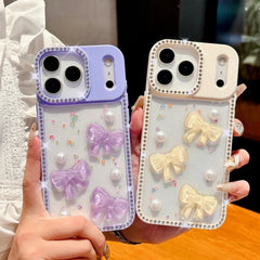 3D Pearl Bow iPhone Case
