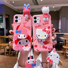 Hello Kitty Phone Holder iPhone Case