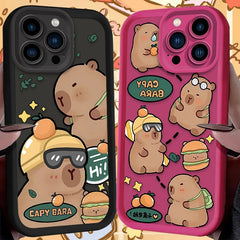 Capybara Soft Silicone iPhone Case