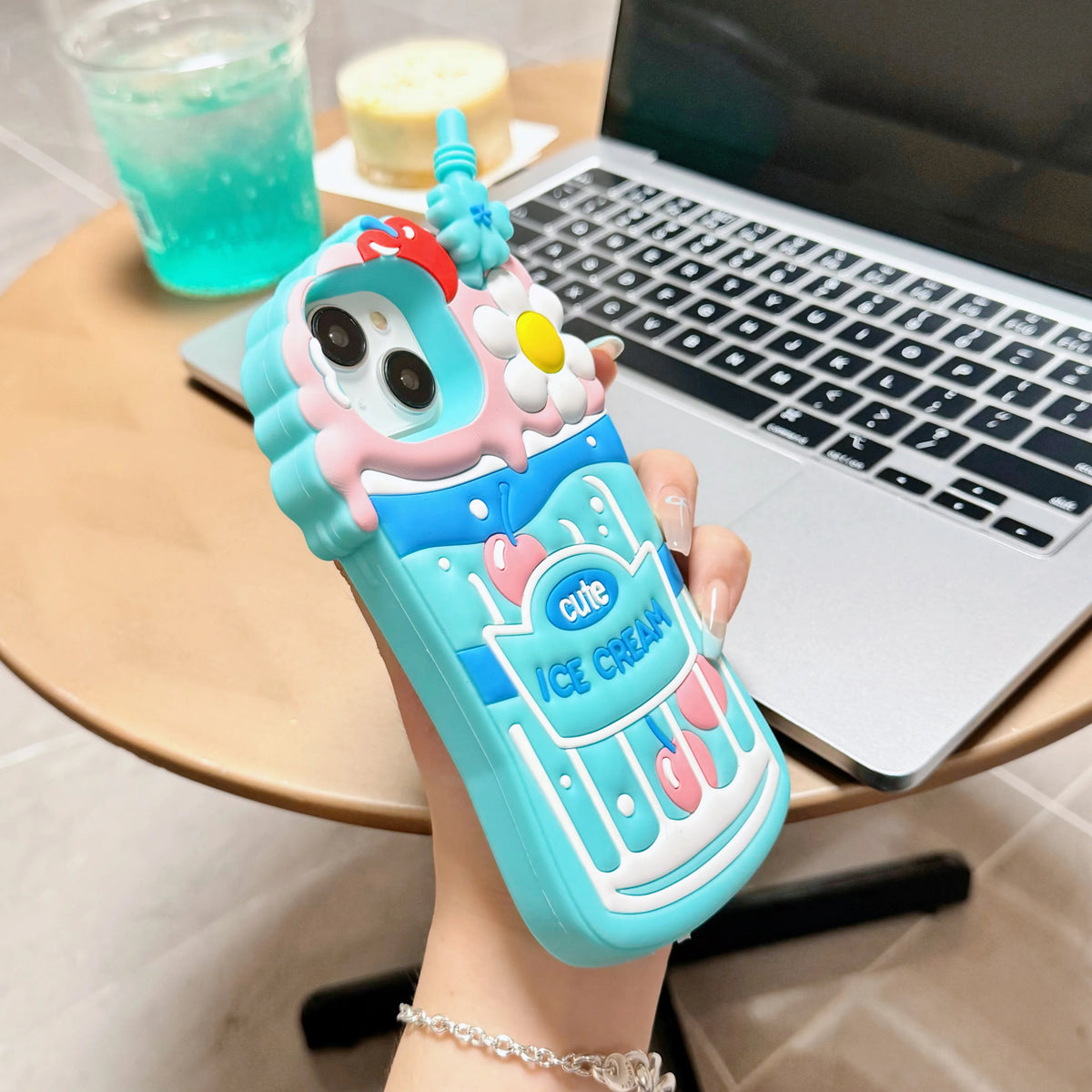 Milkshake Glass Soft iPhone Case