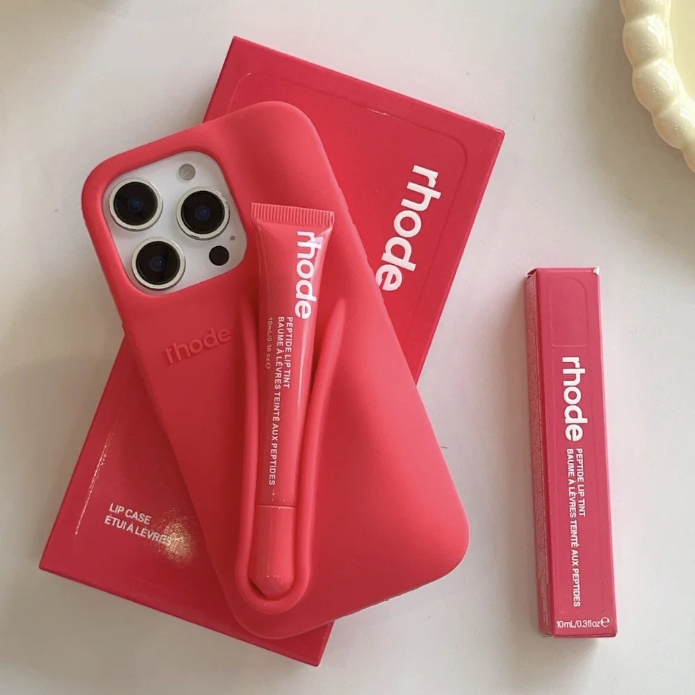Rhode With Lip Gloss iPhone Case