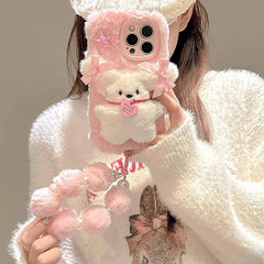 Pink Plush 3D Doll iPhone Case
