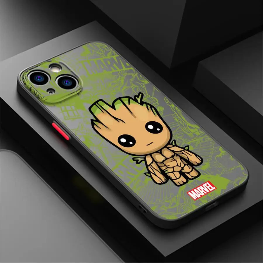 Marvel Cute Spider-Man Groot iPhone Case