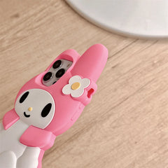 Cute 3D Cartoon My Melody iPhone Case