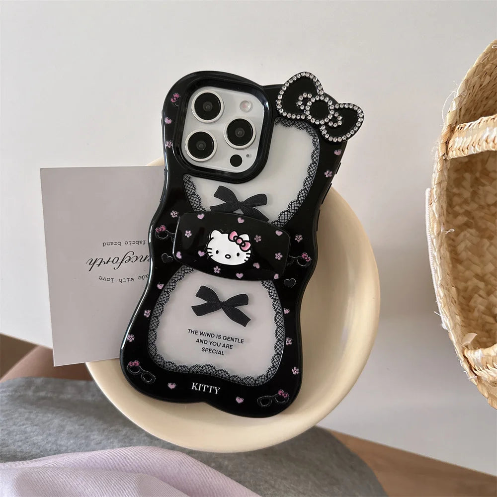Cute Little Flower Hello Kitty iPhone Case