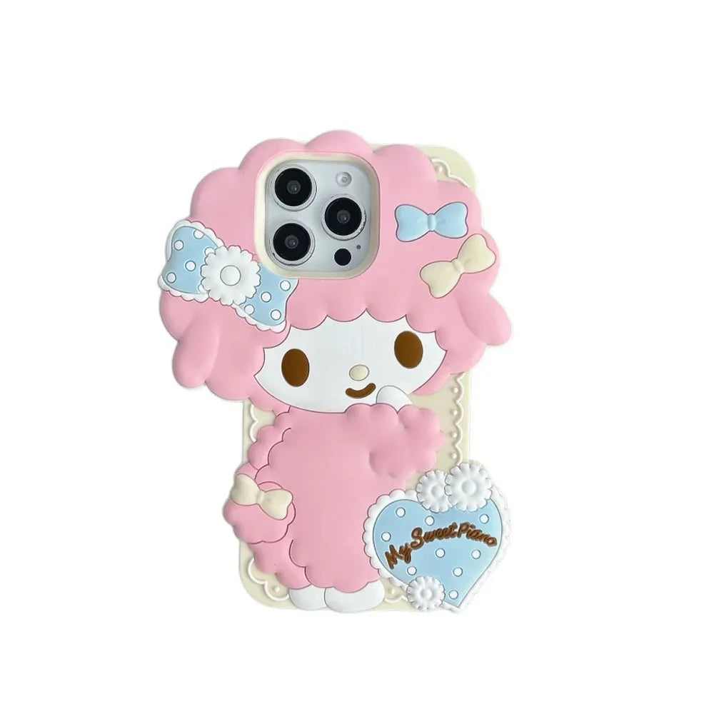 Cute 3D Cartoon My Melody iPhone Case