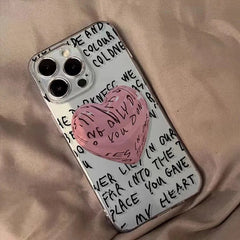 Simple English Letter Soft TPU iPhone Case