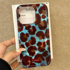 Simple Fashion Smudge Leopard Print iPhone Case